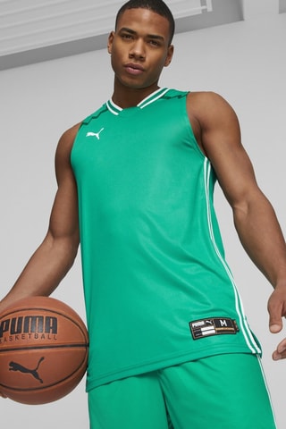 Camiseta de tirantes de baloncesto Hoops - Verde claro