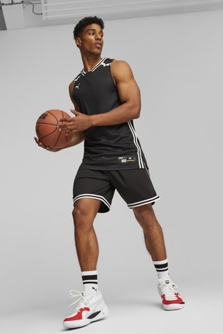 Camiseta de tirantes de baloncesto Hoops Team Game - Negro