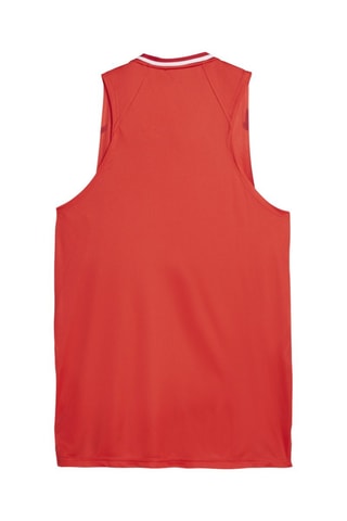 Camiseta de tirantes de baloncesto Hoops Team Game - Rojo