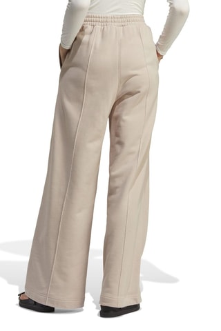 Pantalón palazzo de tiro alto - Beige