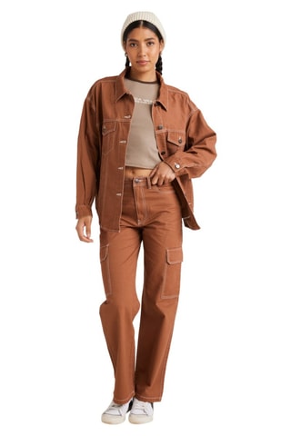 Chaqueta vaquera - Marrón