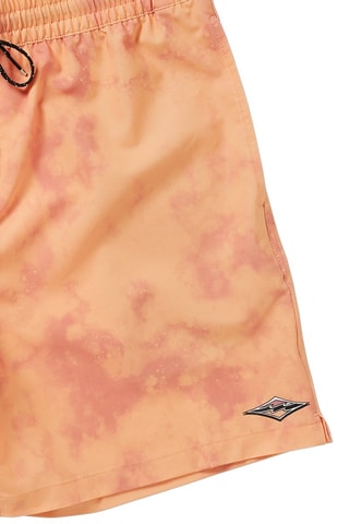 Bañador corto tie-dye - Coral