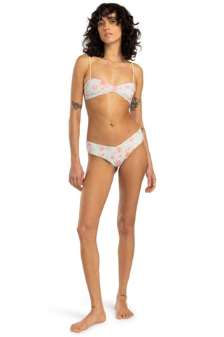 Braga de bikini reversible - Rosa y verde agua