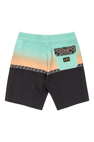 Bañador corto dip-dye - Negro