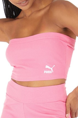 Crop top bustier - Rosa - Puma