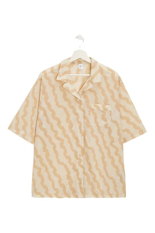 Camisa Sumer Waves - Crudo y beige