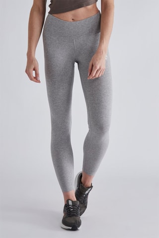 Leggings de tiro alto - Gris oscuro jaspeado