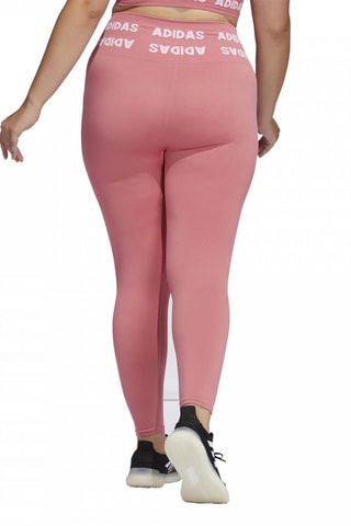 Leggings de entrenamiento de tiro alto Aeroknit - Rosa - Adidas