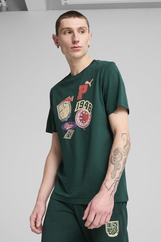 Camiseta regular fit Sports Legacy - Caqui