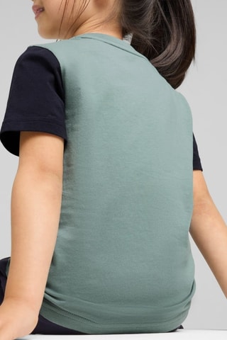 Camiseta Sandy Adventures - Verde agua y azul marino