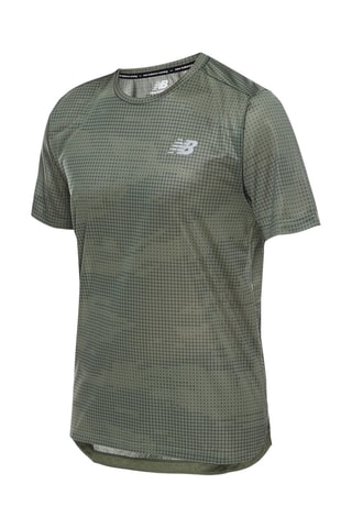 Camiseta Printed Impact Run - Caqui - New Balance
