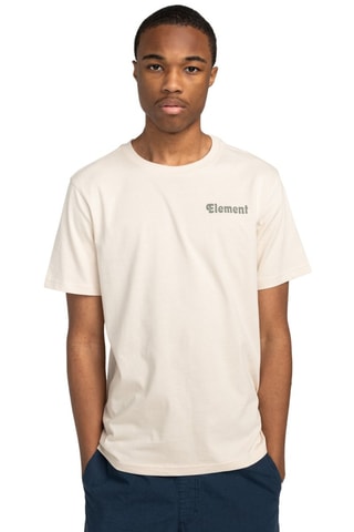 Camiseta regular fit de algodón orgánico - Beige