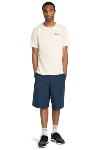 Camiseta regular fit de algodón orgánico - Beige