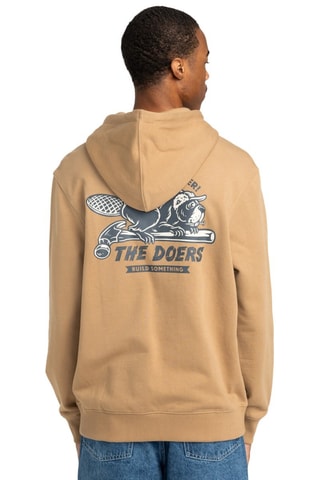 Sudadera con capucha - Caqui