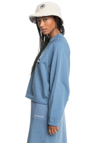 Sudadera de algodón orgánico - Azul