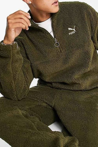 NC a masquer - Sweat polaire Classics - Kaki - Puma