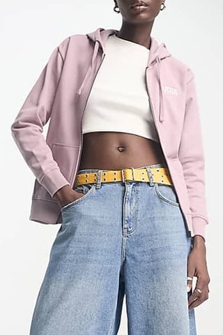 Sudadera con capucha Drop V Crop - Rosa - Vans