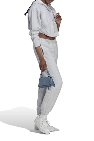 Sudadera corta Loungewear - Gris claro