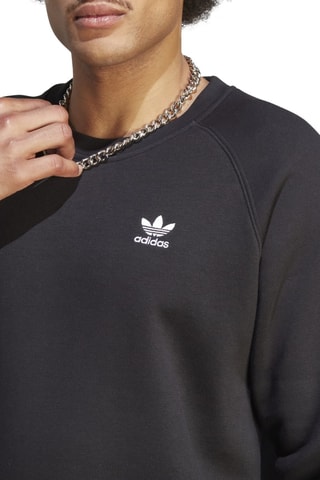 Sudadera Trefoil Essentials - Negro