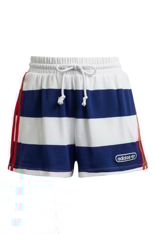 Short Resort Striped - Blanco y azul marino - Adidas