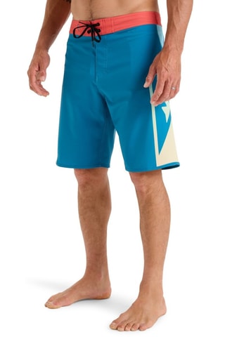 Short de surf - Celeste y coral