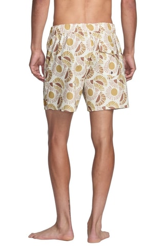 Short - Blanco y amarillo