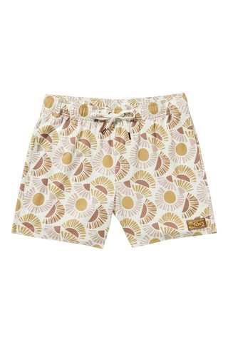 Short - Blanco y amarillo