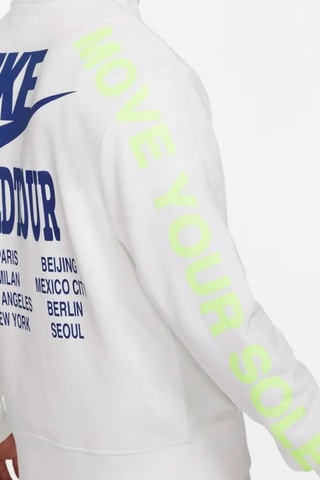 Sudadera con capucha - Blanco y azul marino - Nike