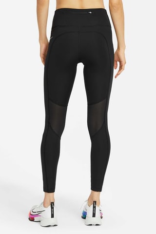 Leggings de running de tiro alto - Negro - Nike