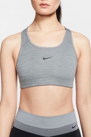Sujetador deportivo con relleno - Gris jaspeado - Nike