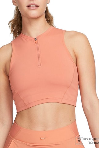 Crop top de entrenamiento - Coral - Nike