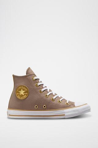 Sneakers de piel de entrenamiento - Beige y mostaza - Converse