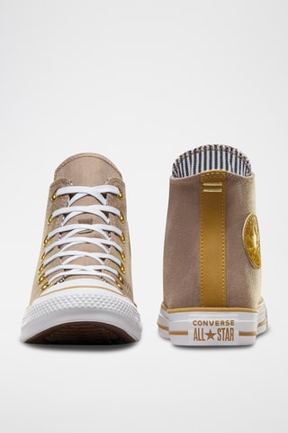 Sneakers de piel de entrenamiento - Beige y mostaza - Converse