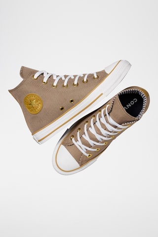 Sneakers de piel de entrenamiento - Beige y mostaza - Converse