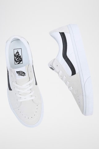 Zapatillas de nobuk - Blanco y negro - Vans