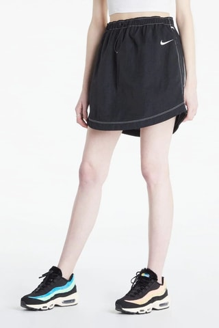Falda recta de talle alto - Negro - Nike