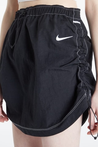 Falda recta de talle alto - Negro - Nike