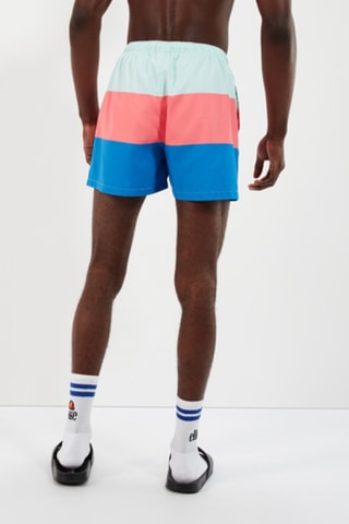 Bañador corto - Celeste y rosa - Ellesse