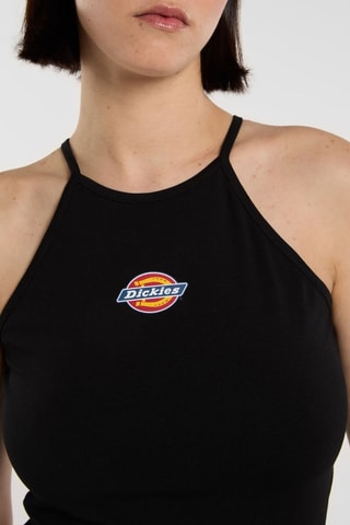 Vestido recto de algodón orgánico - Negro - Dickies