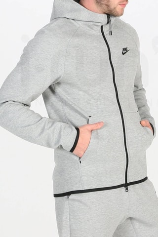 Sudadera con capucha - Gris claro jaspeado - Nike