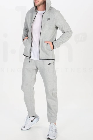 Sudadera con capucha - Gris claro jaspeado - Nike