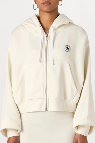 Sudadera con capucha - Blanco y verde - Converse