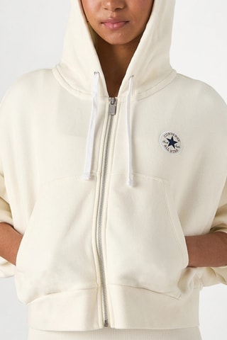 Sudadera con capucha - Blanco y verde - Converse