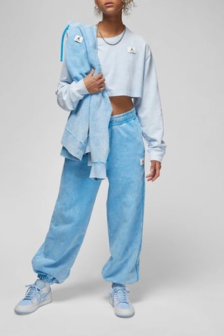 Camiseta cropped - Celeste - Jordan