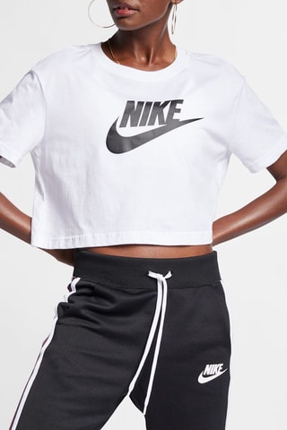 Camiseta cropped - Blanco - Nike