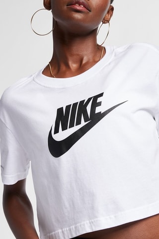 Camiseta cropped - Blanco - Nike
