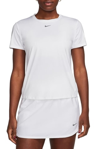 Camiseta slim fit de entrenamiento - Blanco - Nike