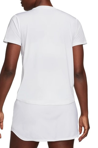 Camiseta slim fit de entrenamiento - Blanco - Nike