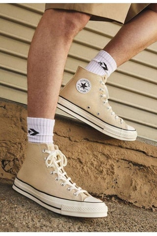 Sneakers de corte alto - Beige - Converse