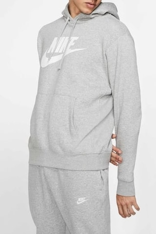 Sudadera con capucha - Gris claro jaspeado - Nike